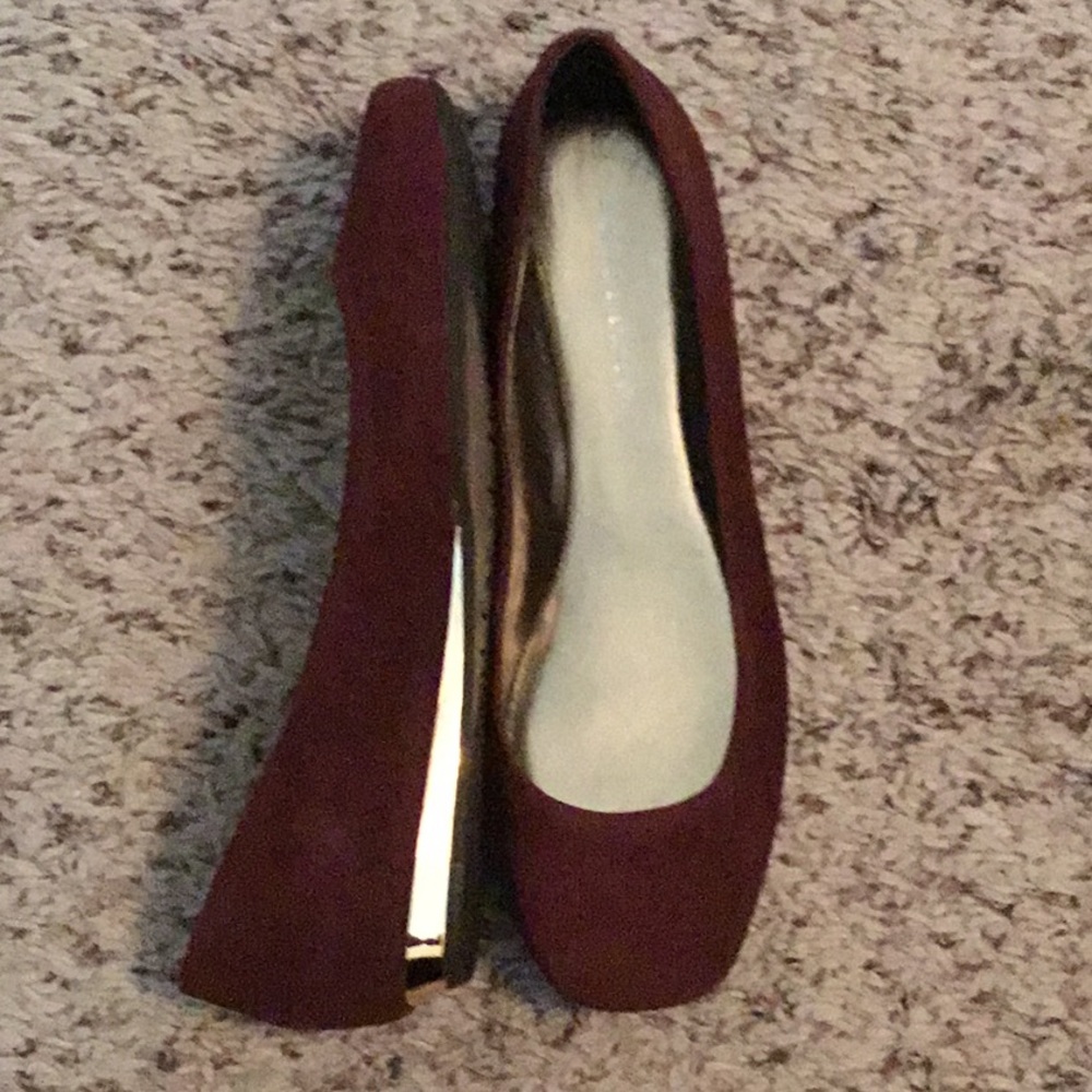 Suede flats